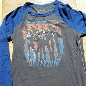 Trunk Ltd Kiss US 77 Tour Raglan Baseball Tee Shirt Medium